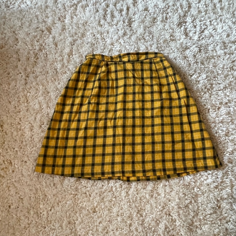 Plaid Mini Skirt - Picture 2 of 4
